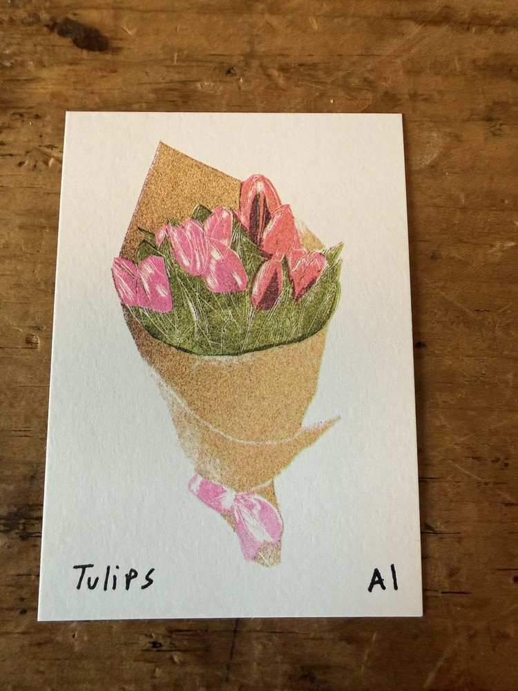 Ana Inciardi Mini Prints - Valentine’s Day - Tulips - Pink Variant