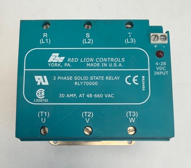 Red Lion Controls 3PH Solid State Relay RLY70000, 48-660vac