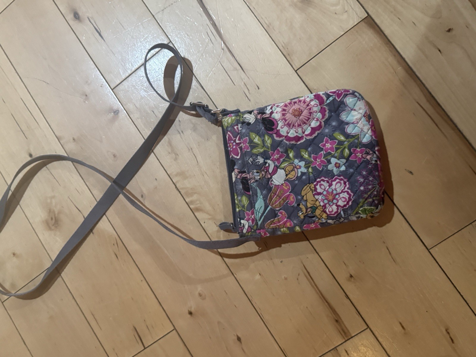 Vera Bradley Disney Mickey Mini Floral Paisley Crossbody Bag Disney Parks