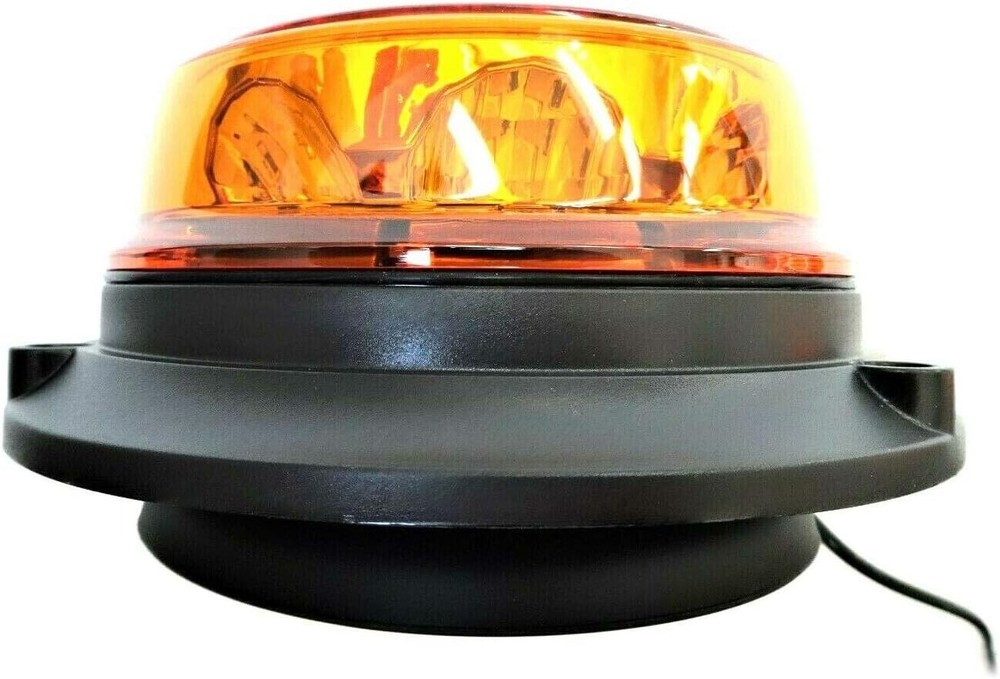 Led Flashing Strobe Beacon Emergency Slim 2" Warning Light Amber Caution E mark