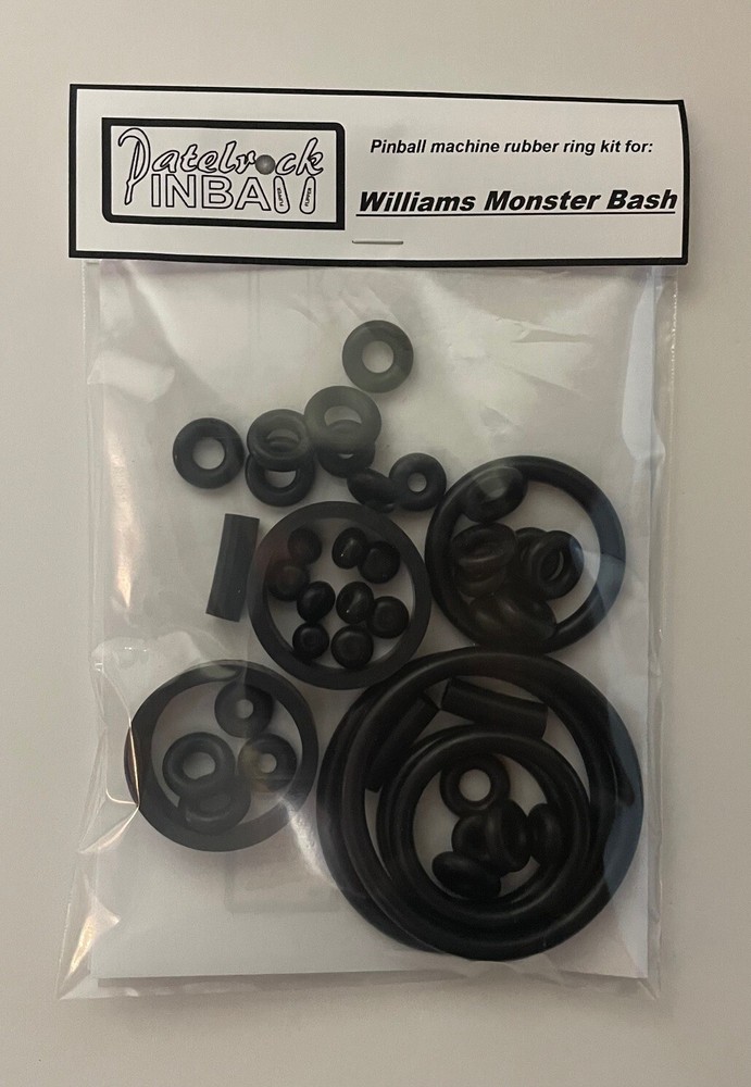 1998 Williams Monster Bash Pinball Machine Rubber Ring Kit