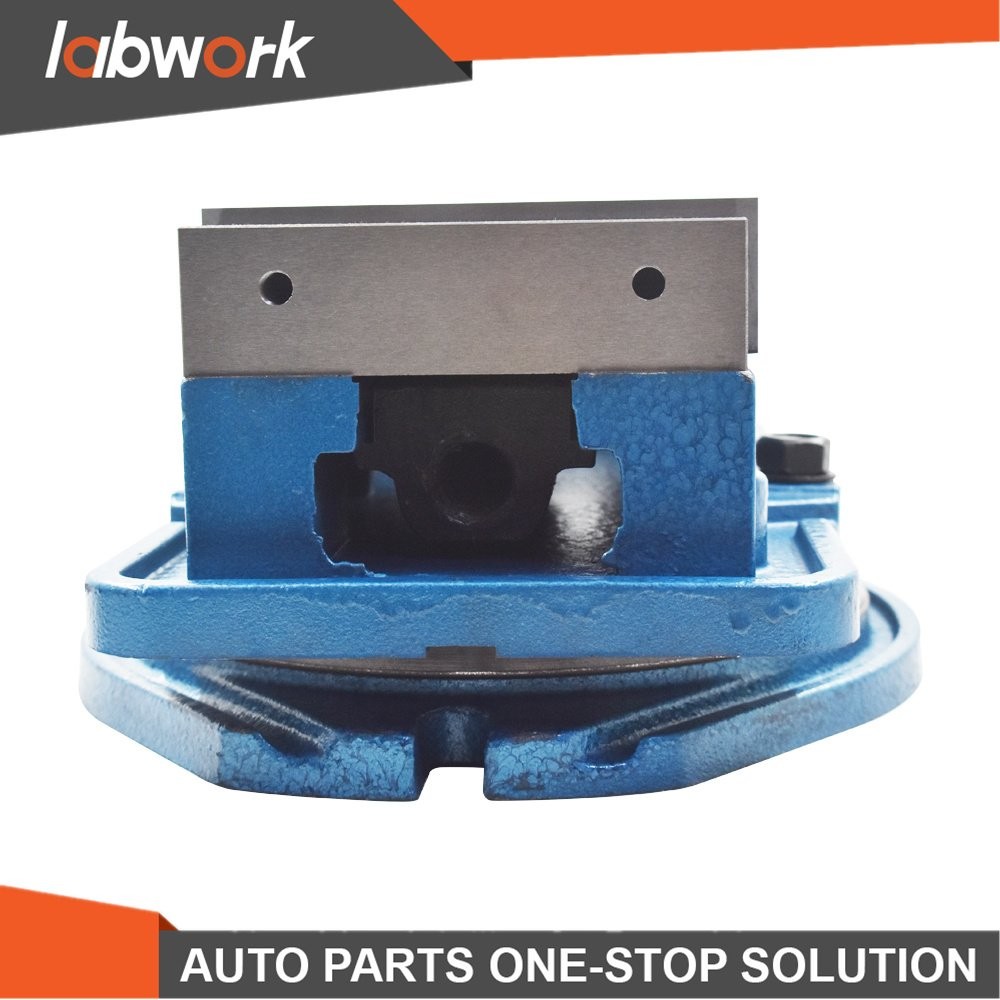 Labwork 6" Bench Vise Lockdown Milling Machine Vise W/ Swiveling Base Lock Vice