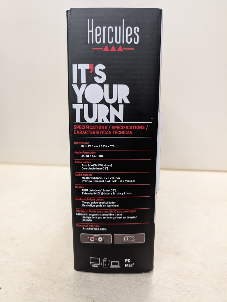 Hercules DJControl Inpulse 200 MK2 - Portable 2-Channel DJ Controller