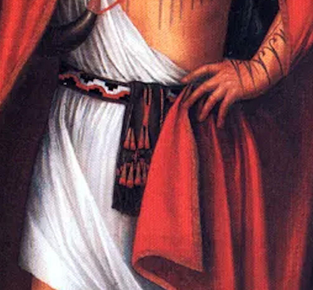 Leather Slit Pouch - Flintlock Era Reenactment