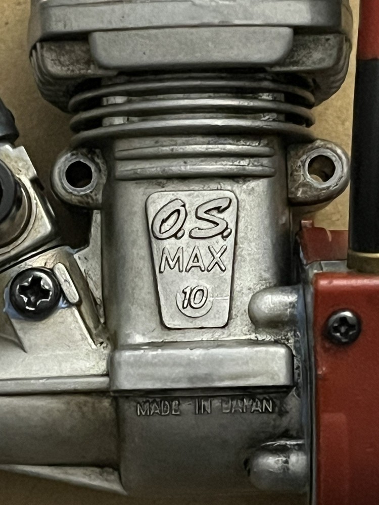 Vintage OS Max .10 FP Rare Nitro Engine w/ Kyosho GS Start