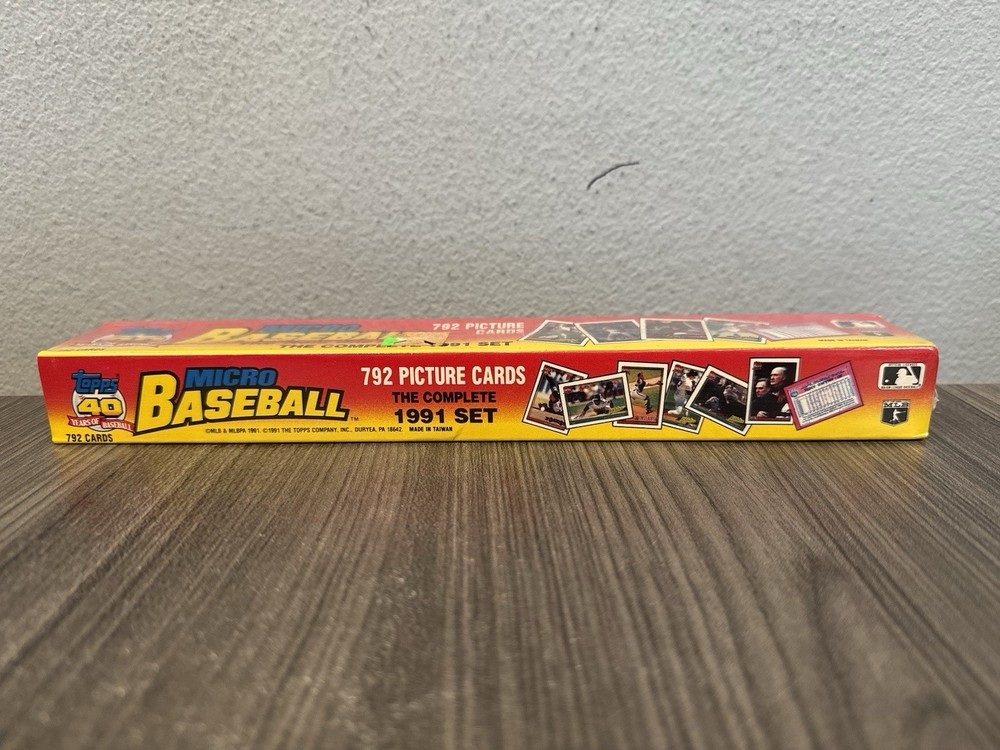 1991 Topps Micro Baseball Complete Set Factory Sealed