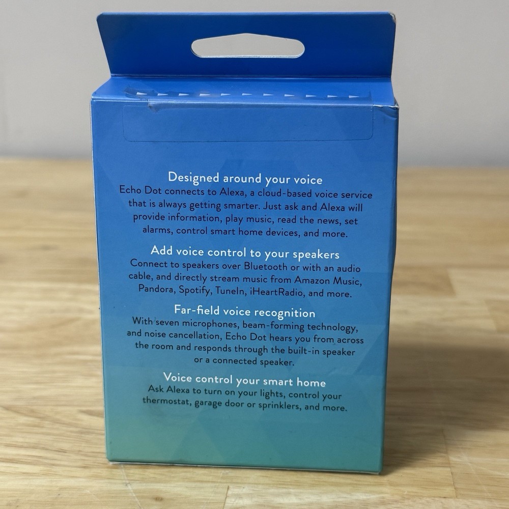 Amazon Echo Dot 2nd Generation Alexa Voice Service Power Adapter USB New Sealed