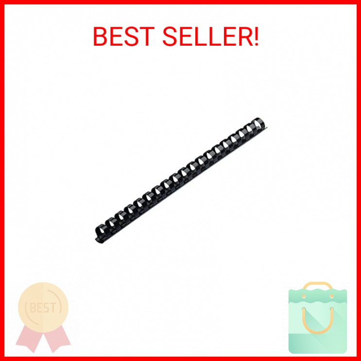 Fellowes Plastic Binding Comb 3/8" Black, 100Pack