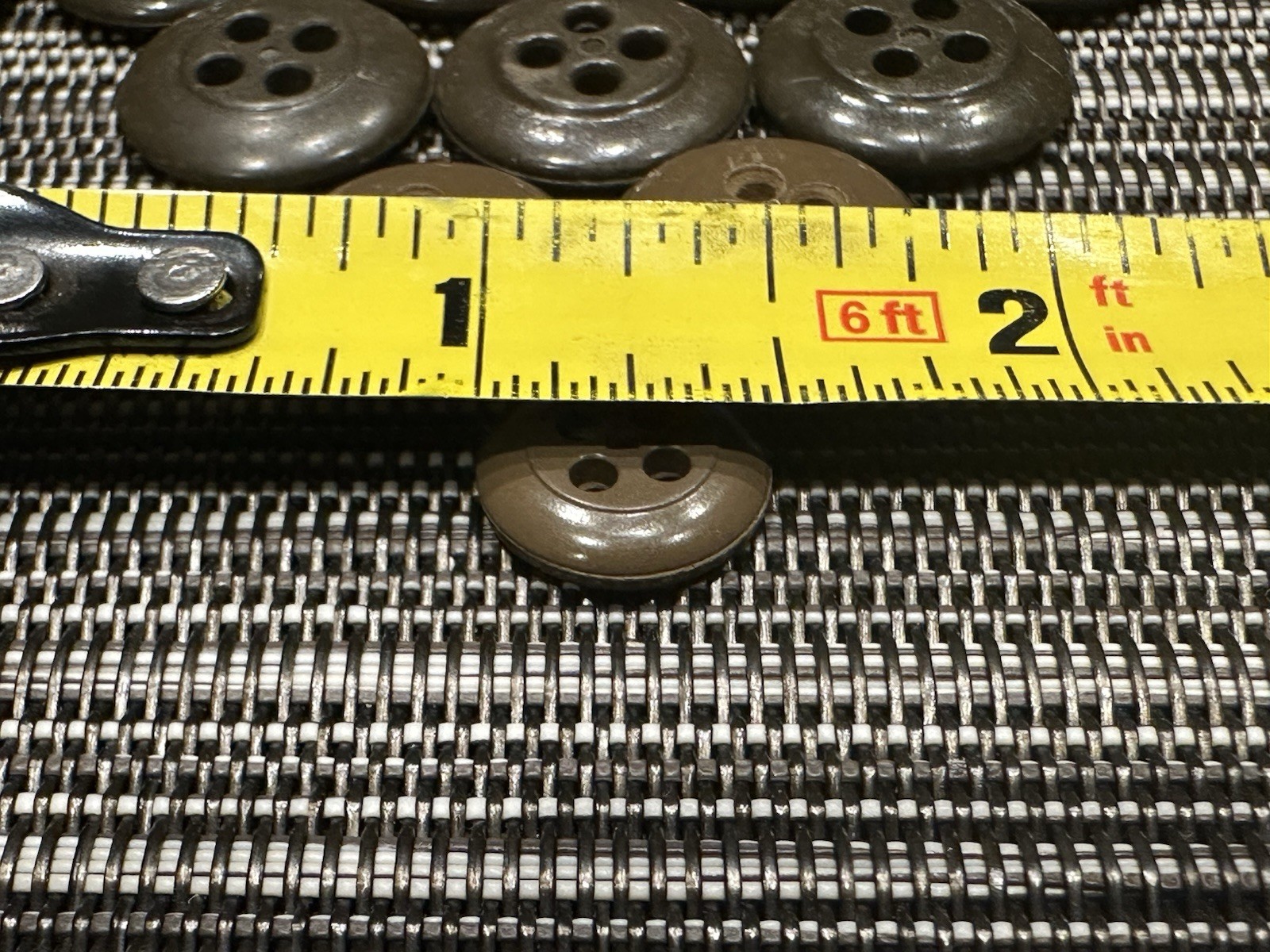 Vintage Military Fatigue Brown Replacement Buttons Korean War Era