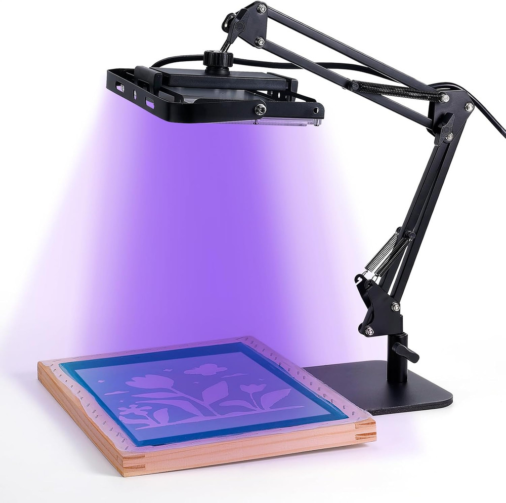 50W LED Exposure Unit for Screen Printing with Adjustable Stand