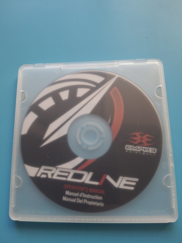 Empire Paintbll Redline Board Operator's Disc Manual