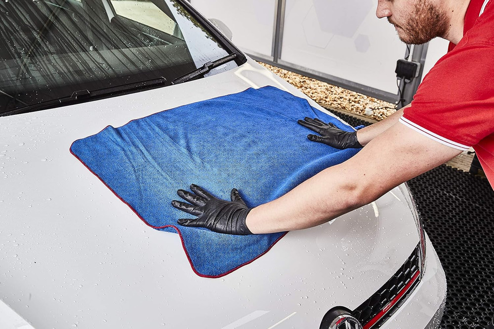 Microfiber Drying Towel, Scratch Resistant, Ultra Split Fibers, Machine Washa...