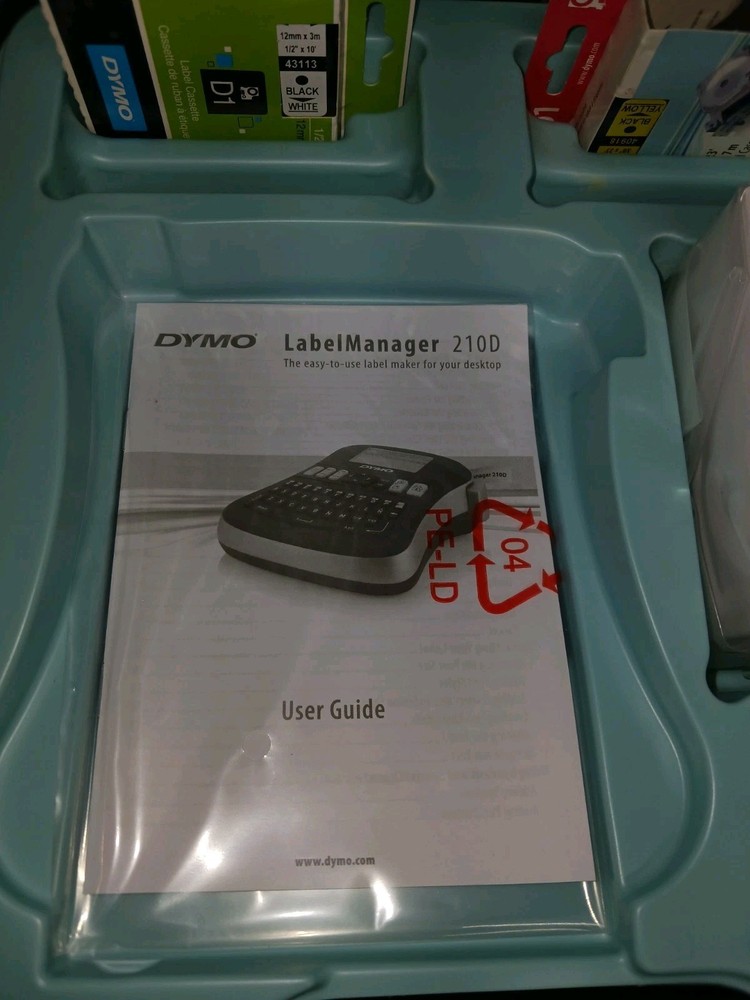 DYMO LabelManager 210D Label Maker with Case Brand New