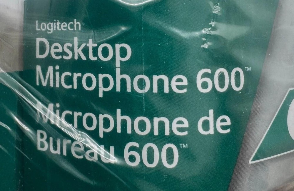NEW LOGITECH LABTECH DESKTOP MICROPHONE 600 WIRED NOISE-CANCELING