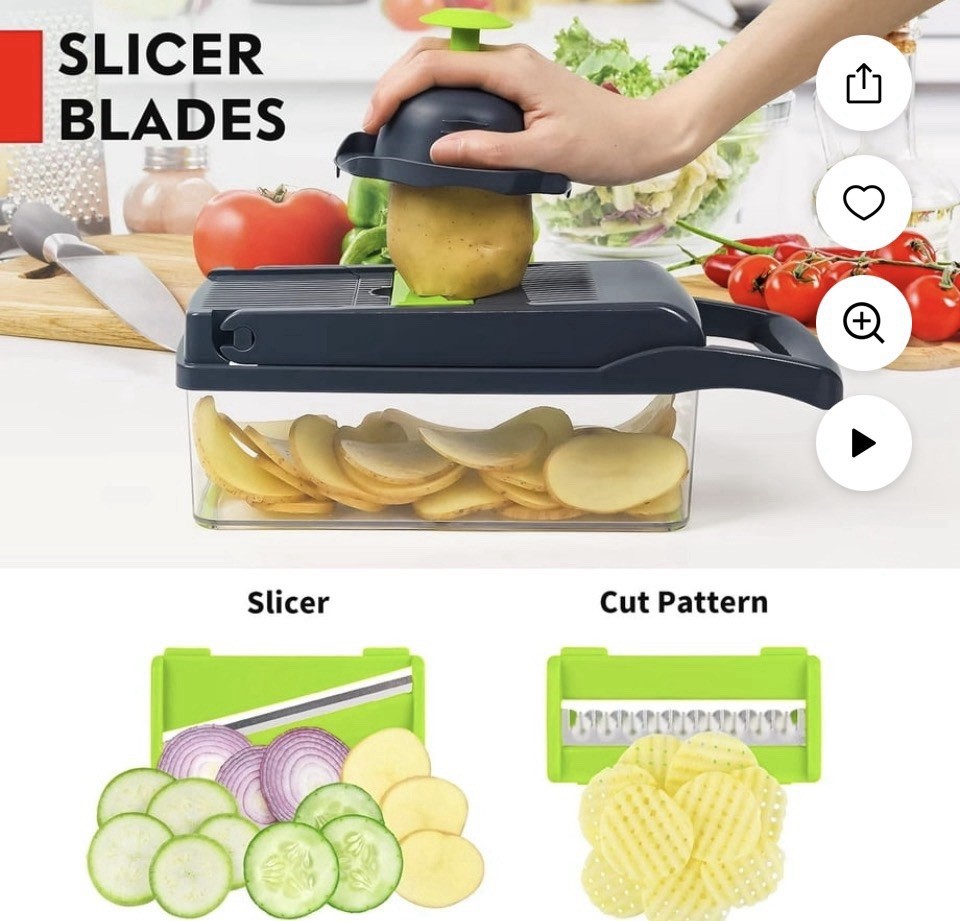 Generic Vegetable Chopper, Pro Onion Chopper ,Multifunctional 13 In 1