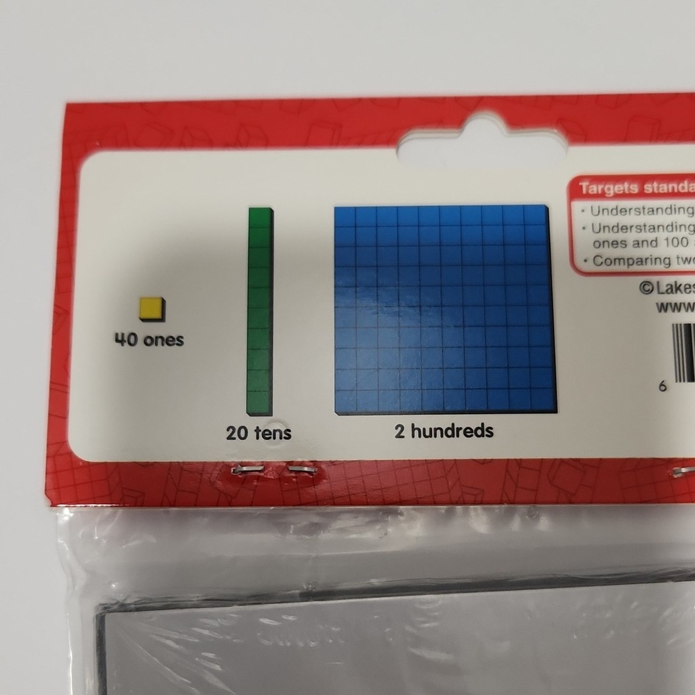 Lakeshore Magnetic Base Ten Set & Pattern Blocks DD135 DD151 Grades K-3
