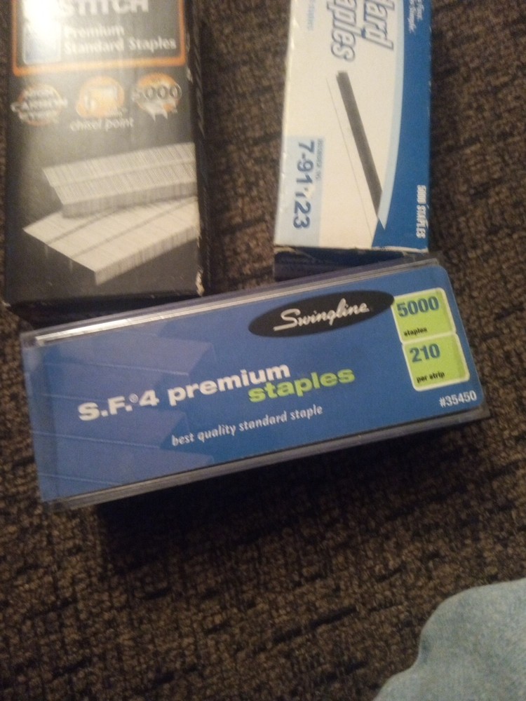 3 Box's Of Staples
