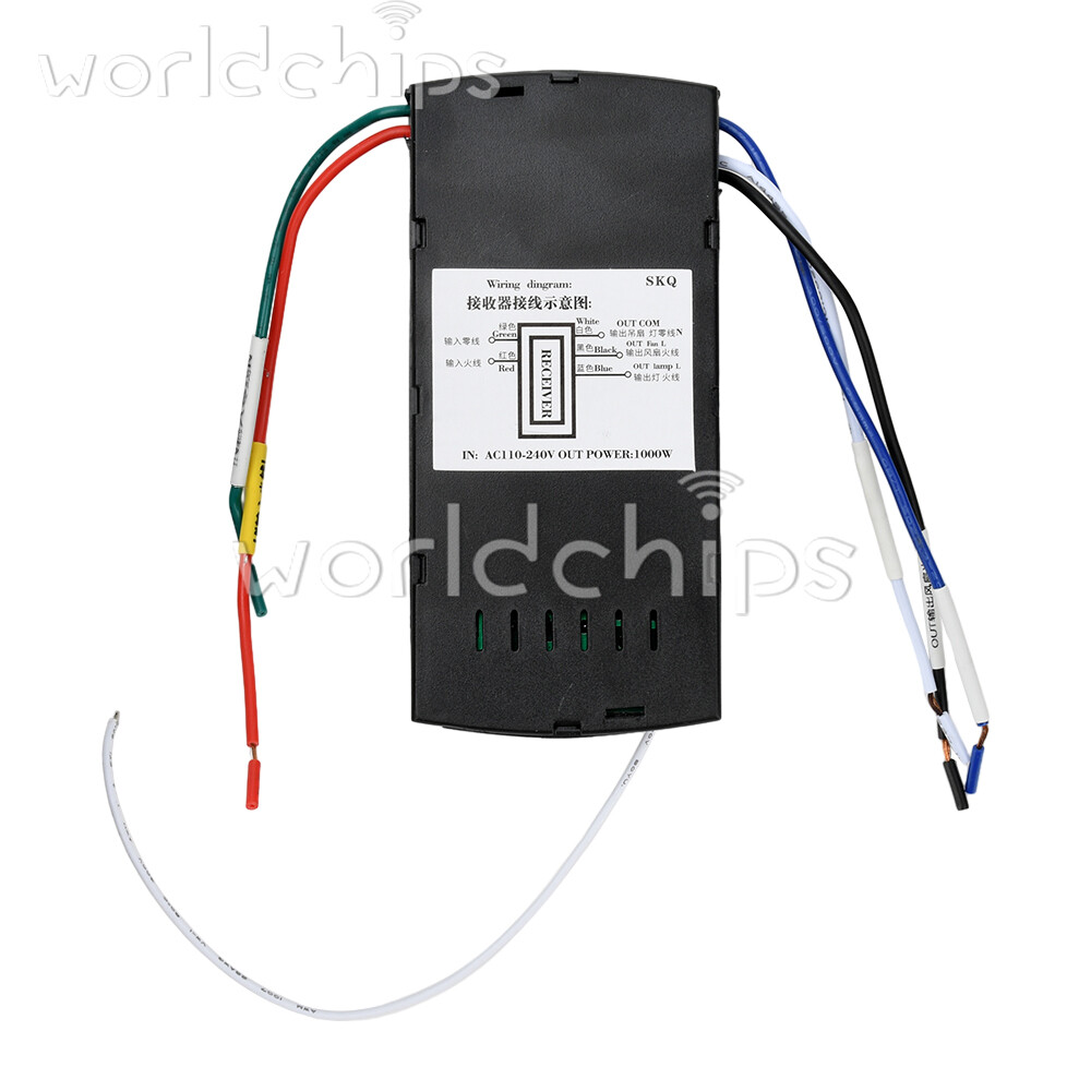 Universal Ceiling Fan Lamp Light Remote Control Receiver Fan Light Controller