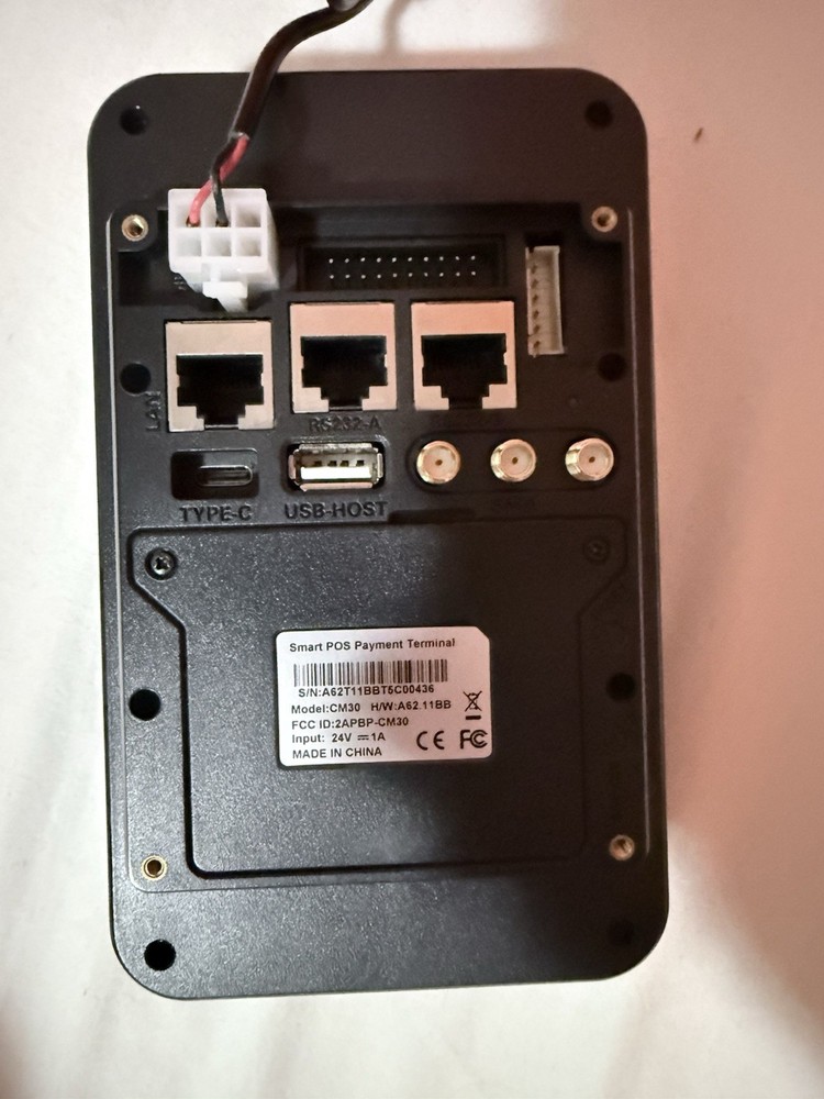 Android Smart POS Payment Terminal Model CM30