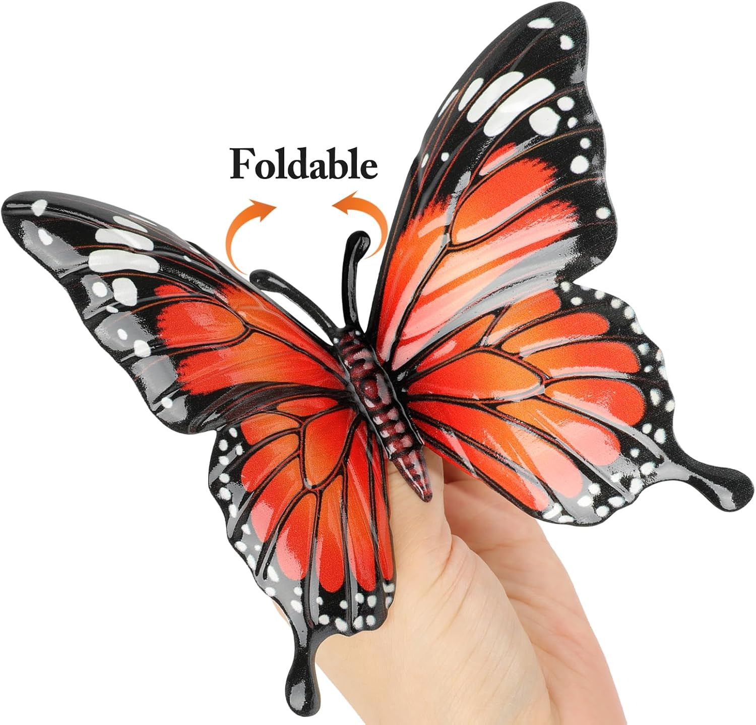 4 Pcs Metal Butterfly Wall Art Decor Outdoor Indoor Fence Wall Sculptures