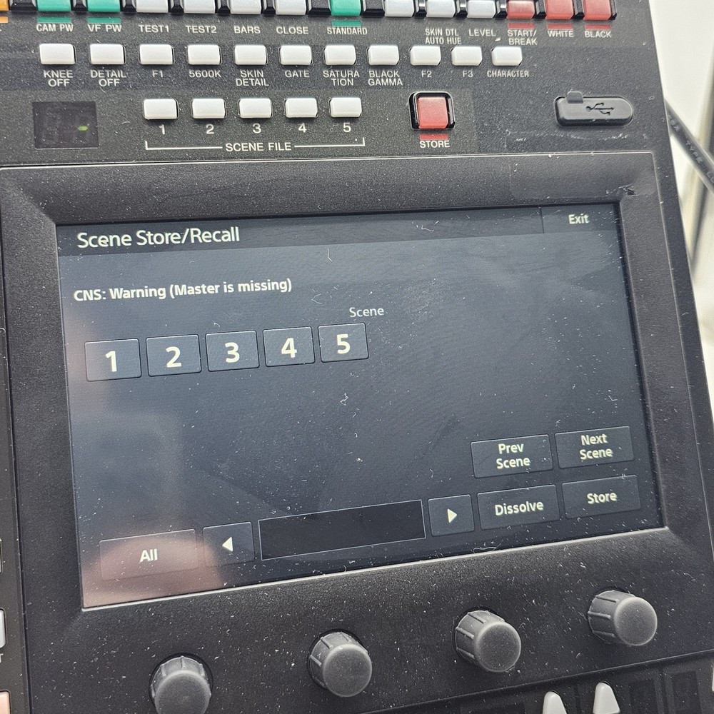 Sony MSU-3500 Master Setup Unit Half Rack Multi Camera Remote