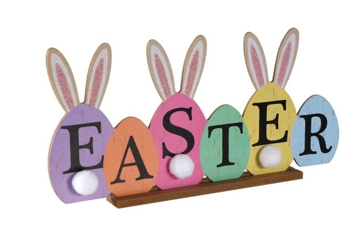 Greenbrier International Greenbrier Easter Egg Bunny Tabletop Decorations