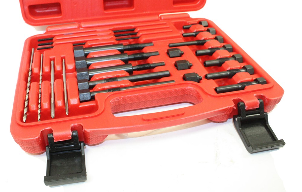 22pc Glow Plug Electrodes Removal Tool Set M8 & M10 Glow Plugs Threads