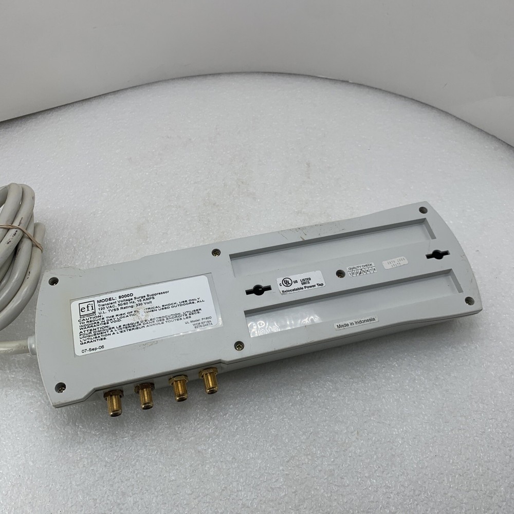 EFI Electronics Transient Voltage Surge Suppressor, Model 8000D