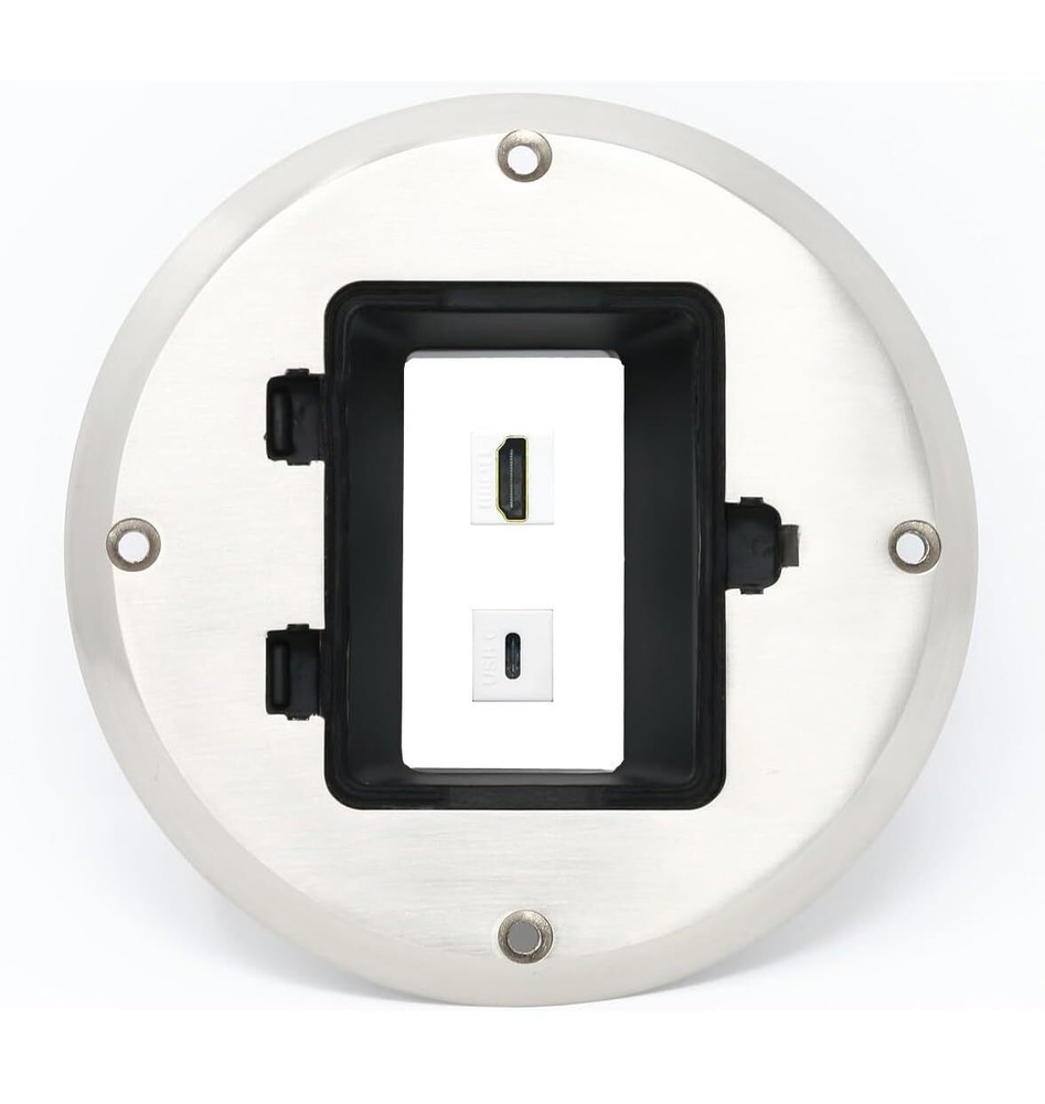 HD USBC Floor Box [Stainless Steel]