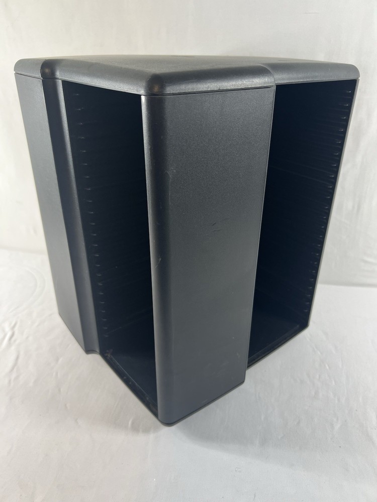 Laserline 100 CD DVD Rotate Carousel Storage Holder Rack Spinning Tower Case