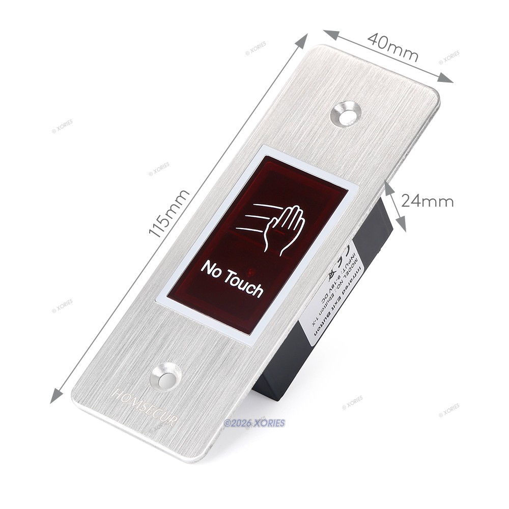 HOMSECUR IP66 APP WIFI RFID Access Control Set Surface Mount Drop Bolt Lock