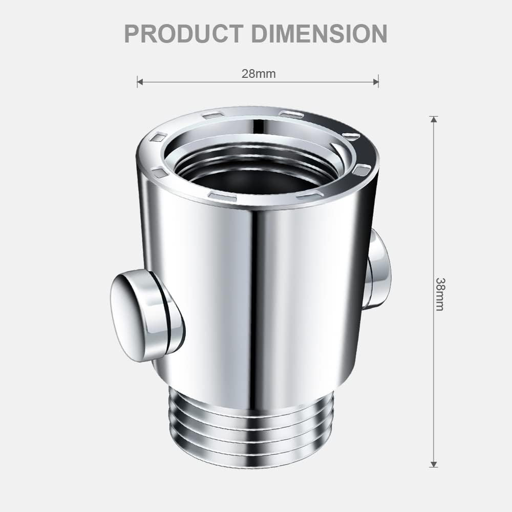 Shower Shut off Valve Button Type G1/2'' Universal Water Flow Control Valve for