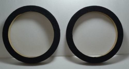 Installation Solution 1 Pair 6.5" MDF Speaker Ring (Black) RING-065CBK Speake...