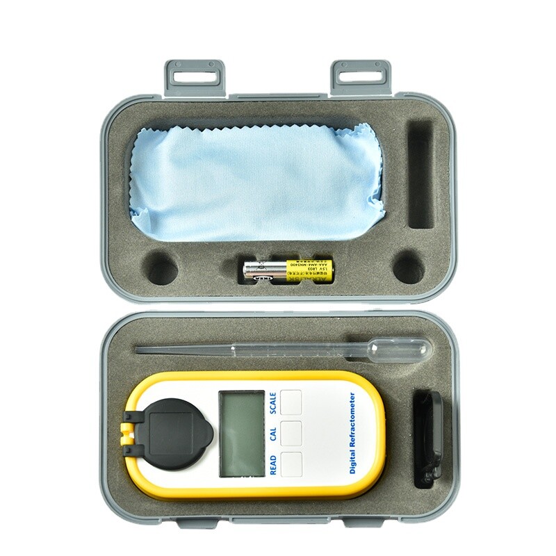 Digital Brix Meter Refractometer Honey Sugar Content Tester with Range 0 to 90%