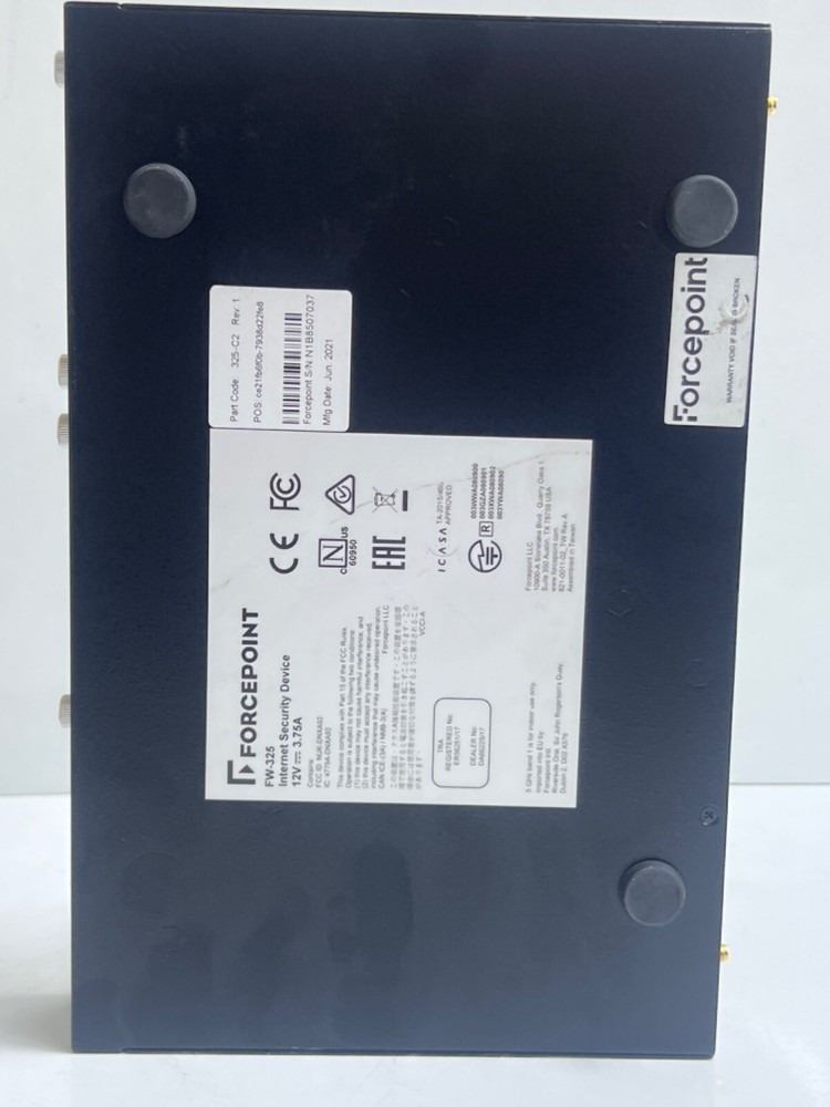 Forcepoint FW-325 Internet Security Device Stonesoft 300 Series