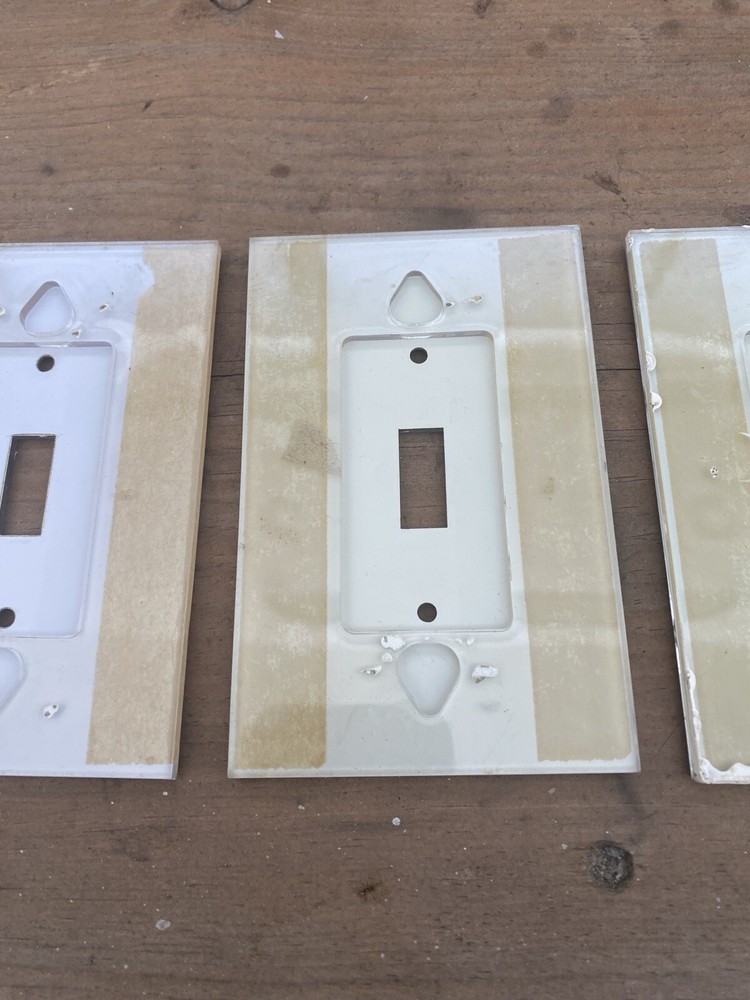 Vintage Mirrored Switch covers.
