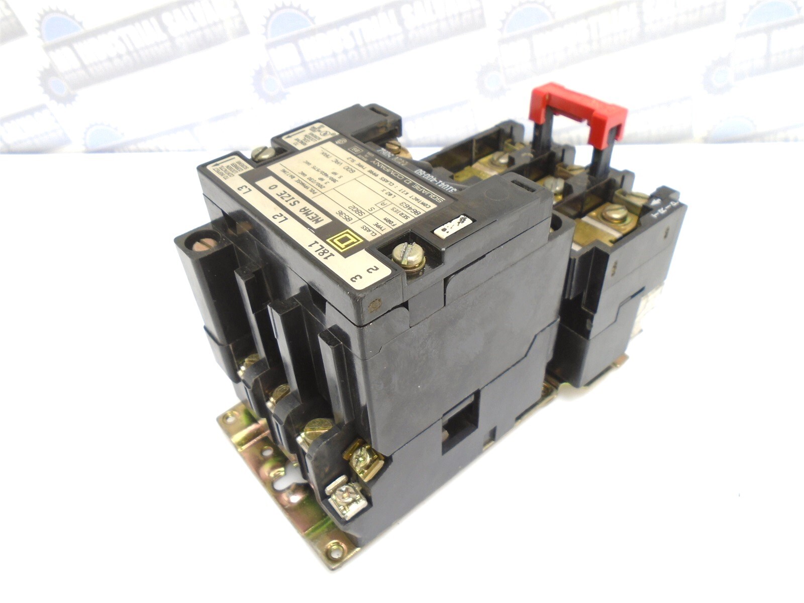 SQUARE-D - 8536-SBO2 SB02 - SZ 0 MOTOR STARTER 3HP/5HP Coil 480V 18A 600V TESTED