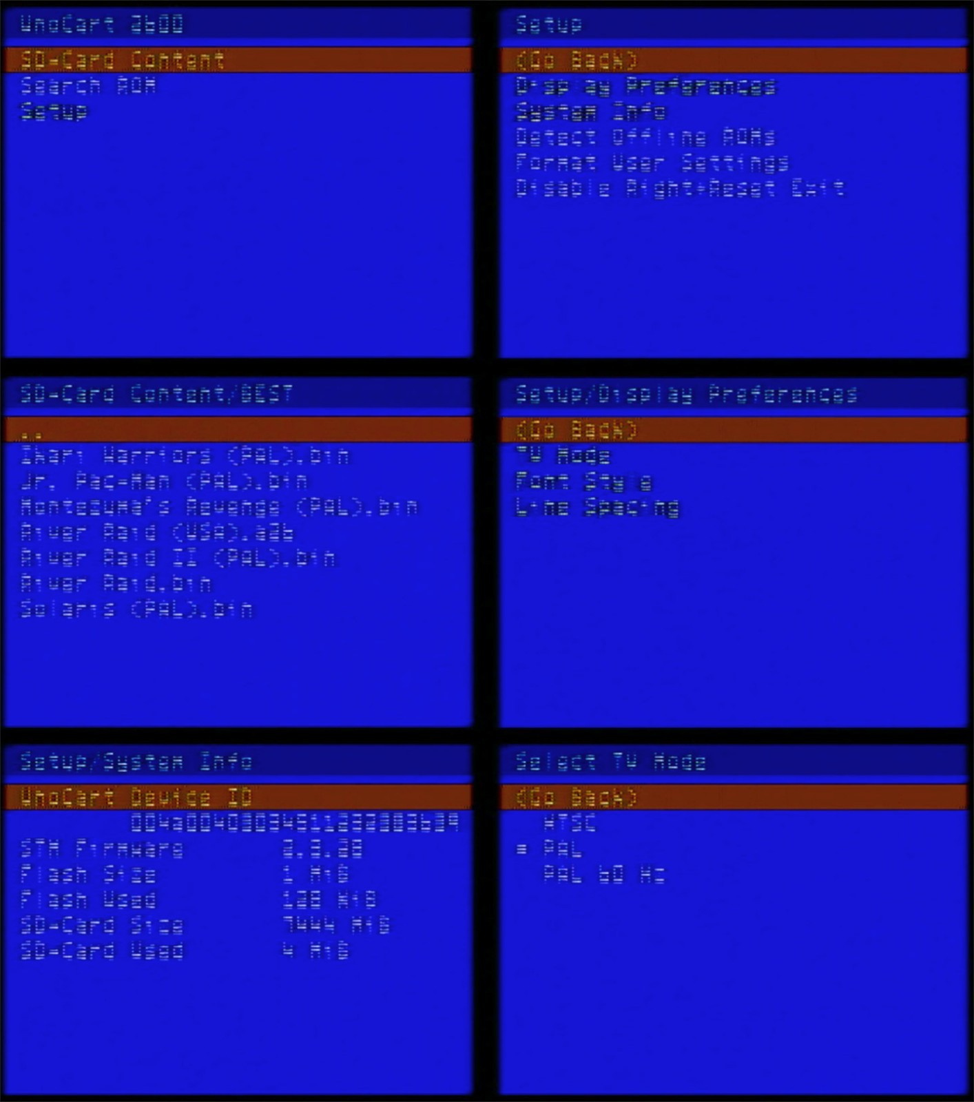 UNOCART-2600 SD card Multi Rom Cartridge for ATARI 2600 with CASE