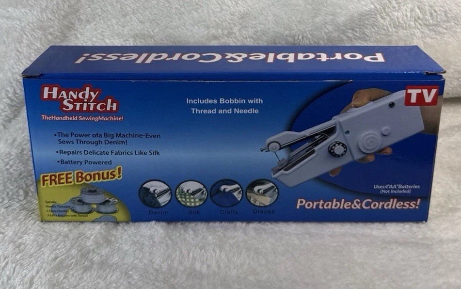 Handy Stitch Portable Cordless Handheld Mini Sewing Machine