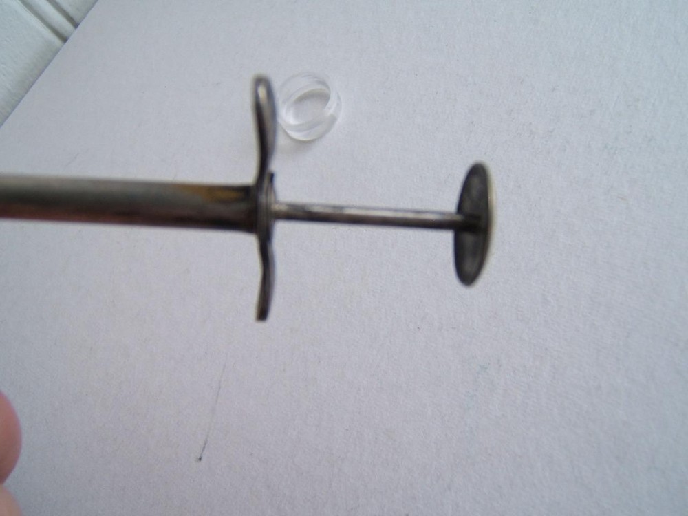 VINTAGE PAYE & BAKER P&B SHEFFIELD PUSH HANDLE TEA STRAINER