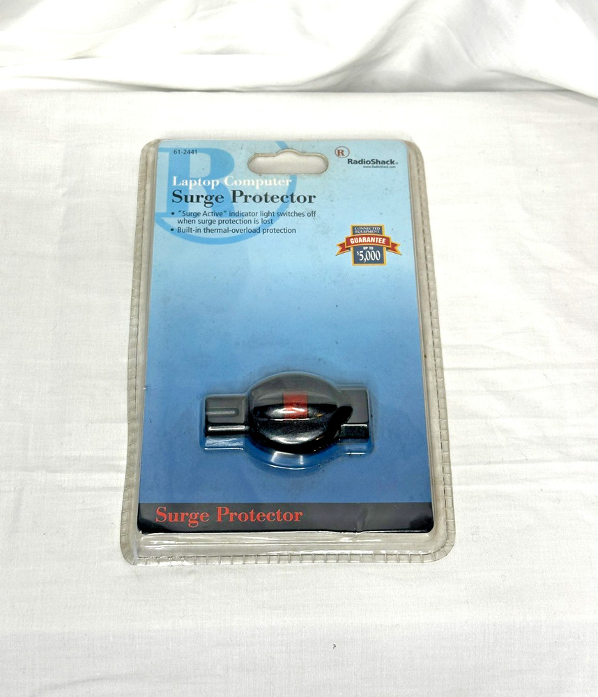 LAPTOP COMPUTER SURGE PROTECTOR - RADIOSHACK-(61-2441 )
