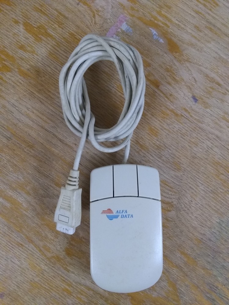 Alpha Data 3-Button Commodore Amiga Mouse, Model No 540M
