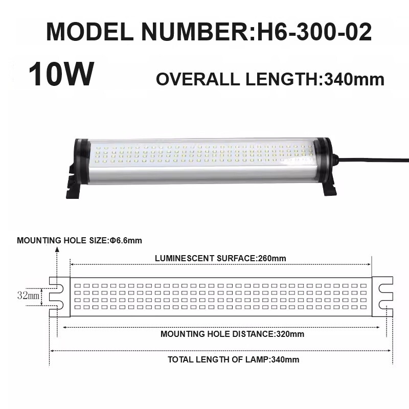 LED Milling CNC Machine Tool Light Explosion-proof Waterproof Oil-proof Workshop