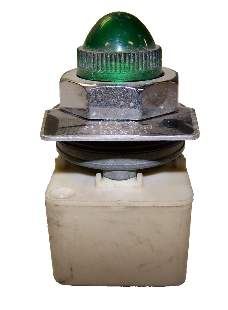 SQUARE D GREEN PILOT LIGHT 120 VOLT AC/DC 9001KM38