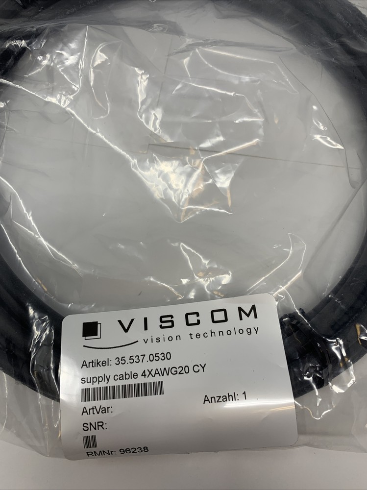 Viscom Vision Technology Supply Cable 35.537.0530 (Brand New)