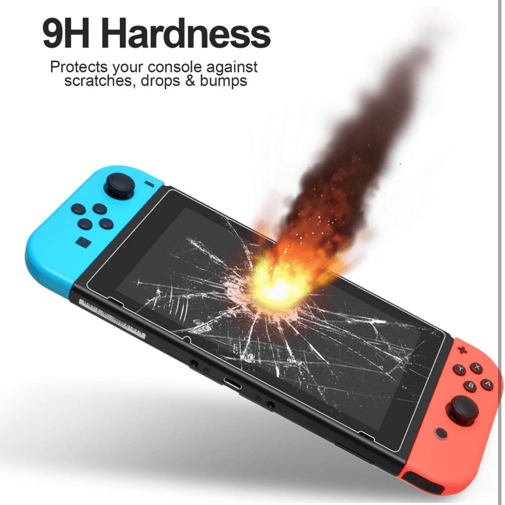 DayDayUp (2) Tempered Glass Screen Protectors Nintendo Switch Protector