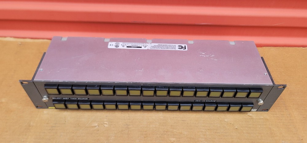 Evertz cp2048a router matrix panel
