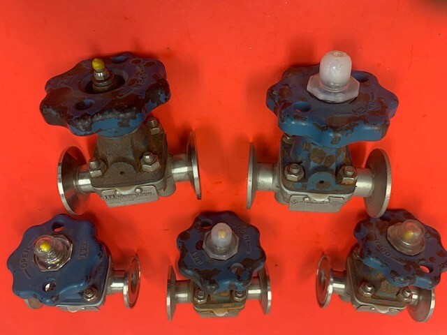 ITT - 1/2" Hand Actuated Diaphragm Valve - CF3M - Five Valves