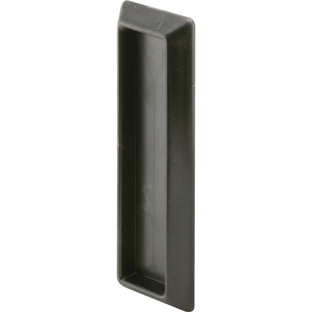 F 2550 Black Plastic Window Finger Pull Selfadhesive 2 Pack