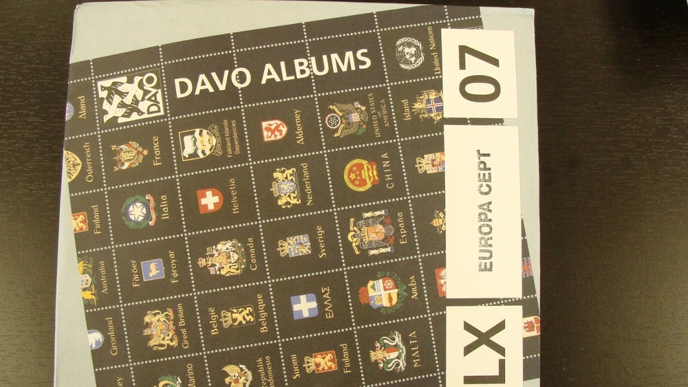 DAVO LUXE HINGLESS SUPPLEMENT EUROPA CEPT 2007  FREE SHIPPING